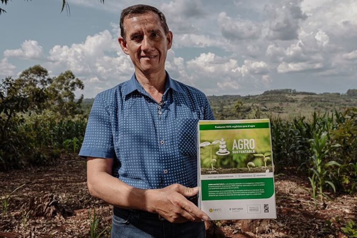 Una foto de promoción de la empresa que le vende su producción al gobierno de Misiones