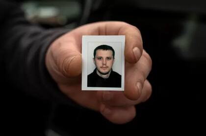 Una foto de Vitaliy que Serhiy conservaba