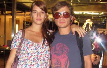 Una foto retro de Tomás Fonzi y Leticia Lombardi (Foto: Archivo)