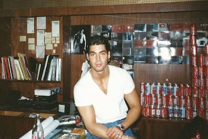 Una foto vintage rescatada por fanáticos del "comandante" en Instagram