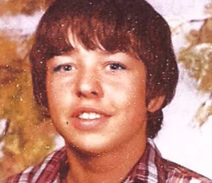 Una fotografía de Robert Roberson cuando era niño