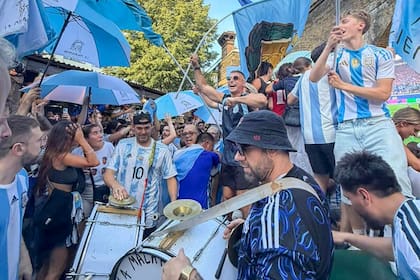 Una fuente de FIFA informó a LA NACION que prevén que mañana haya mayor presencia de argentinos en el Mercedes Benz Stadium