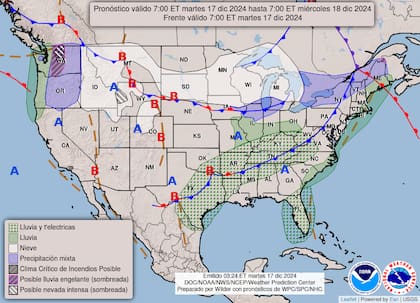 Una fuerte corriente atmosférica provoca intensas lluvias y nevadas en el noroeste de Estados Unidos