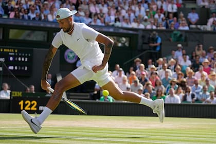 Una genialidad de Nick Kyrgios durante la final de Wimbledon 2022 que perdió ante Novak Djokovic
