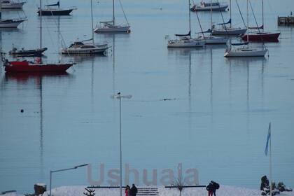 Una gran nevada cubrió el puerto de blanco. Ushuaia se prepara para los 20 años de Cerro Castor; además bajada de antorchas y festival gastronómico