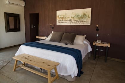 Una habitación de Casa Septem.