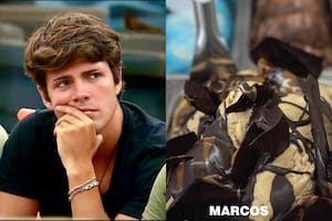 Una heladería se inspiró en Gran Hermano, lanzó el gustó dedicado a Marcos y revolucionó las redes sociales. Foto/ @marcosginocchio @bailinaheladeria