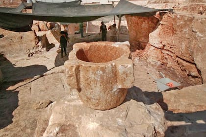 Una herramienta de más de 2000 años de antigüedad hallada en la cantera