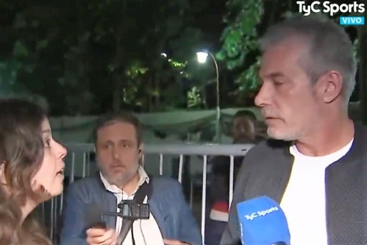 Una hincha increpó cara a cara al presidente de Gimnasia y Esgrima La Plata, Gabriel Pellegrino