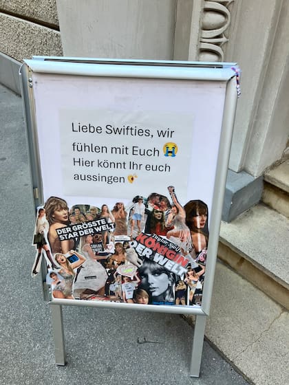 Una iglesia de Viena puso temas de Taylor Swift tras la cancelación de los shows