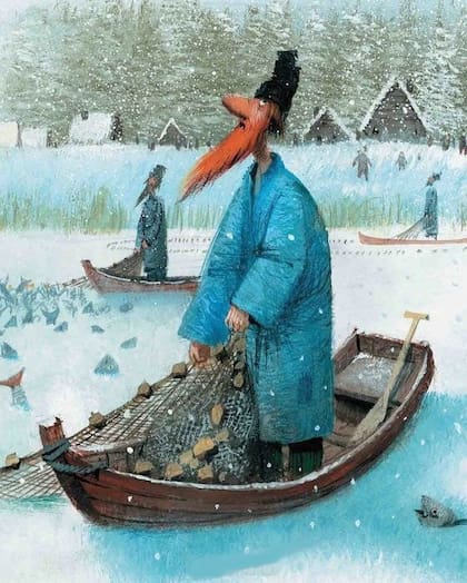 Una ilustración de Oleynikov