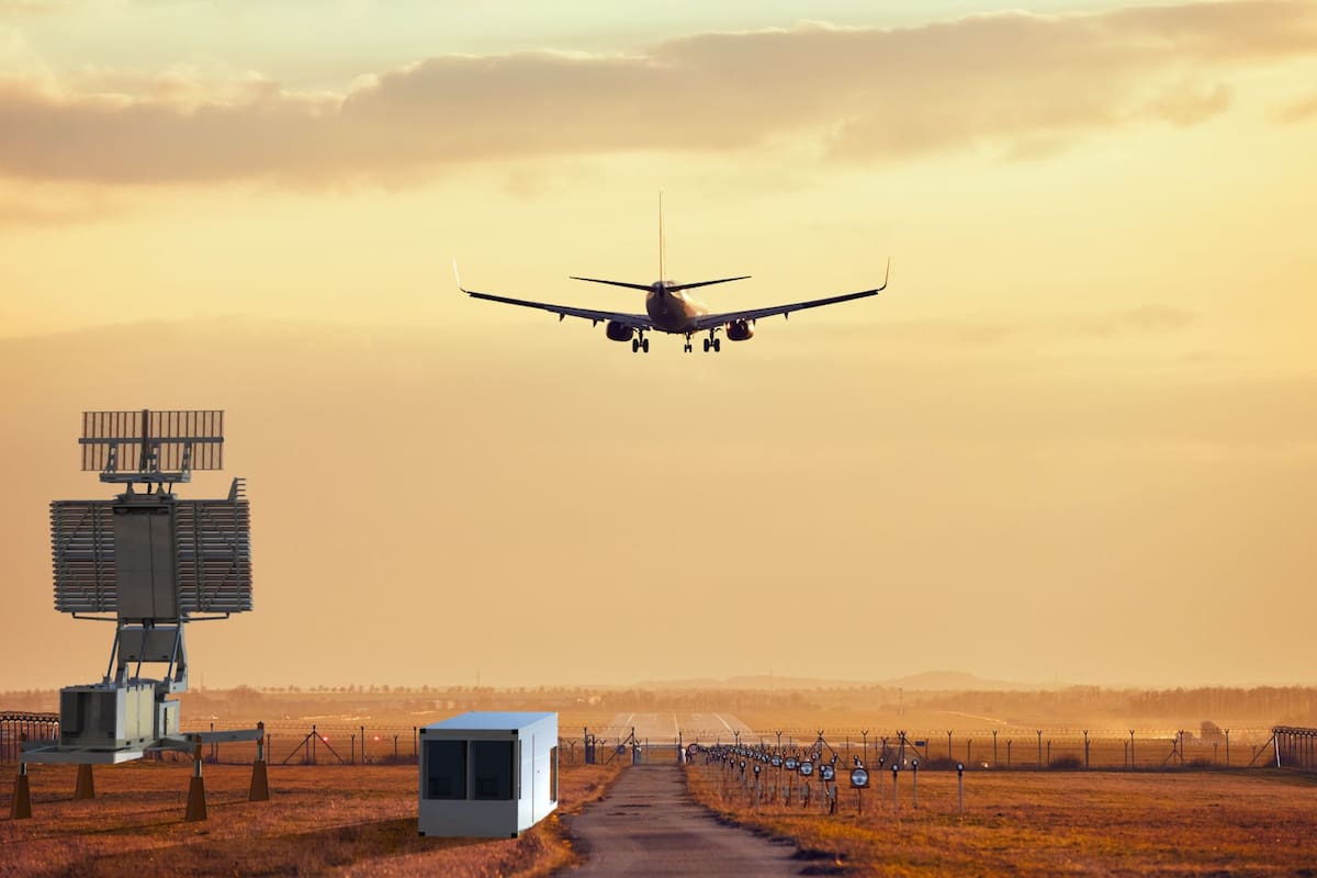 Una ilustración de cómo se verán los radares que Invap está construyendo