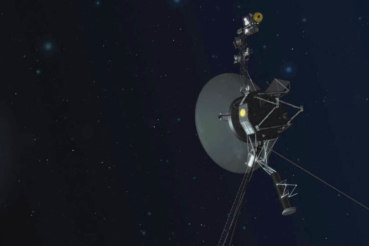 Una ilustración de la NASA de la nave Voyager 1