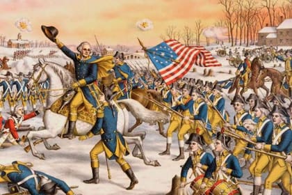 Una ilustración del Día de la Independencia de Estados Unidos