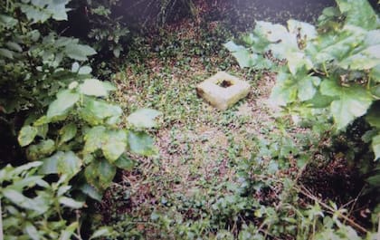 Una imagen de archivo: el pozo ciego de la casa de García Belsunce, en 2002.