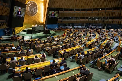 Una imagen de la 79º sesión de la Asamblea General de la ONU