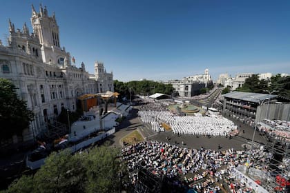 Una imagen de la plaza Cibeles