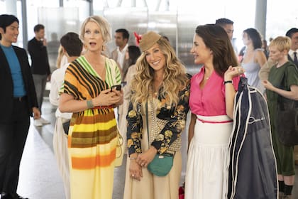 Una imagen de la primera temporada de And Just Like That...