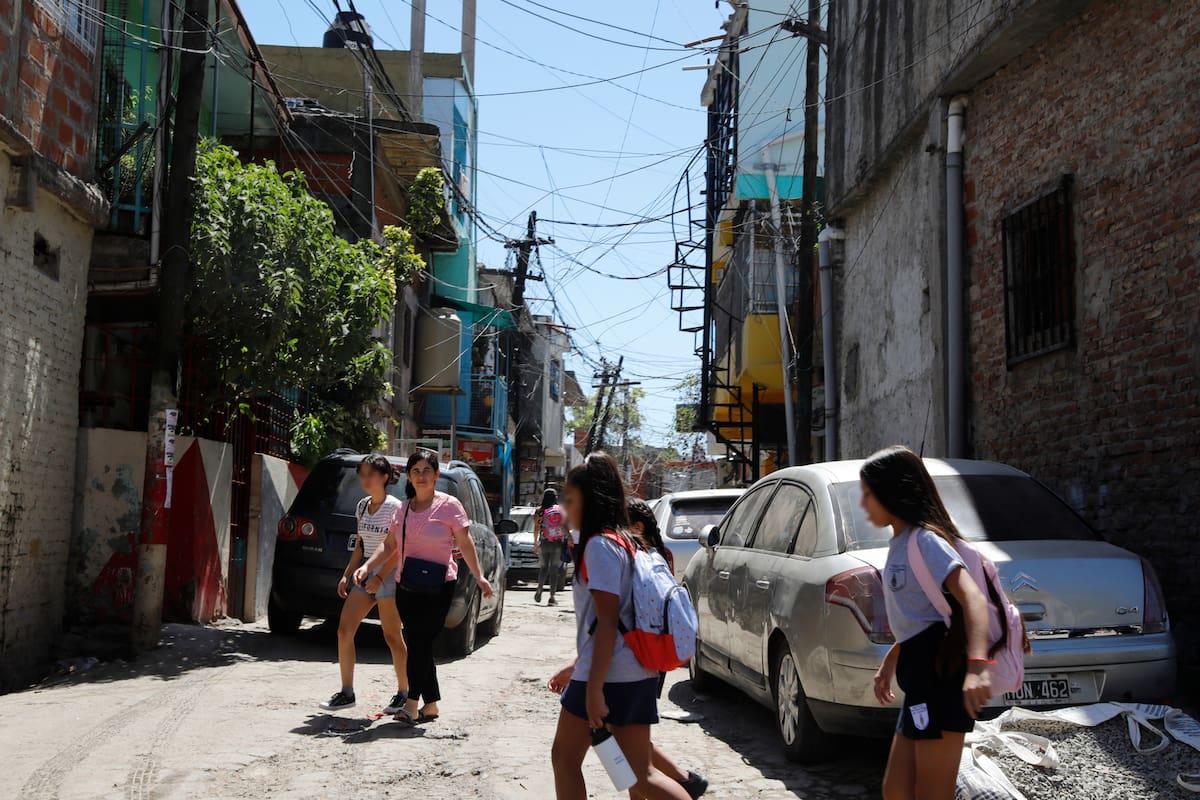 Una imagen de la villa 21-24, donde acceder a un turno con un profesional de la salud mental es una odisea