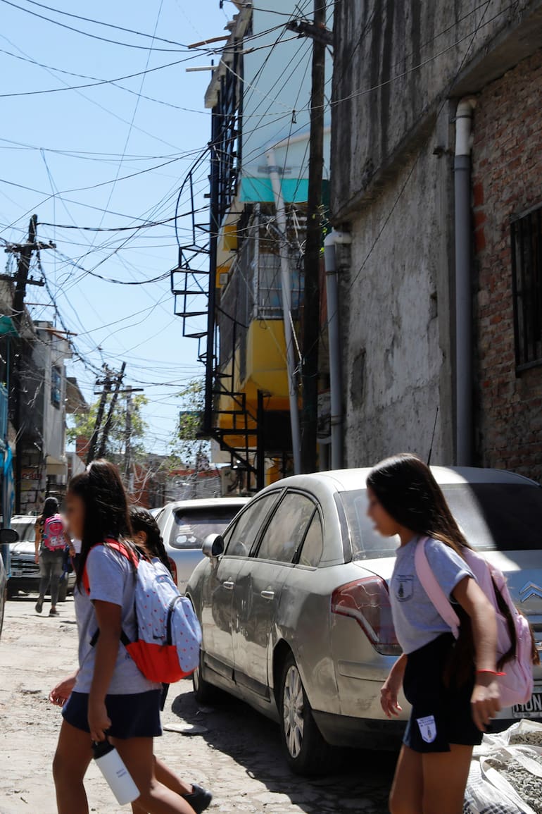 Una imagen de la villa 21-24, donde acceder a un turno con un profesional de la salud mental es una odisea