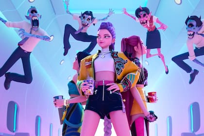Una imagen de Las guerreras del K-Pop, el gran éxito del cine de animación que no para de crecer en Netflix
