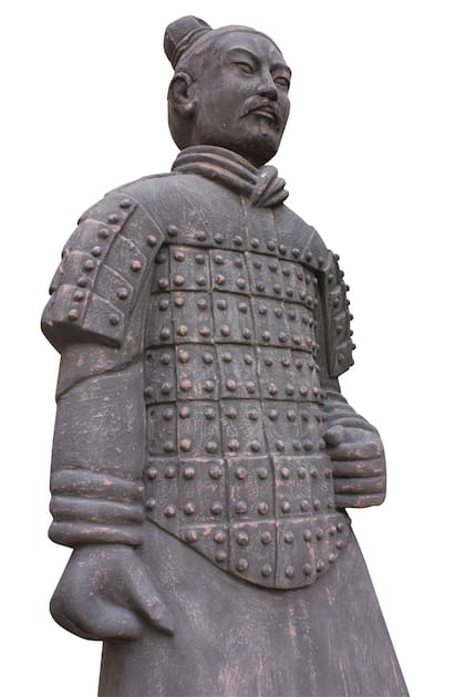 Una imagen de los guerreros de terracota