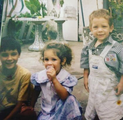 Una imagen de Lucas Gago en la Argentina, cuando tenía 7 años