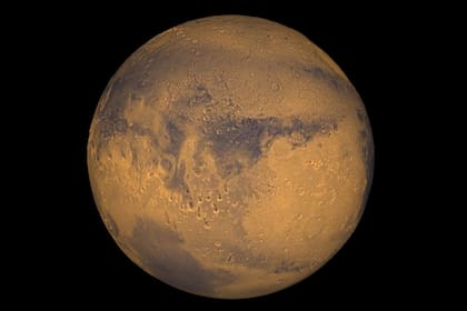 Una imagen de Marte obtenida por el Telescopio Espacial Hubble, en 2003