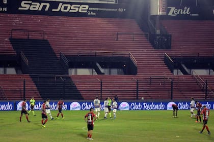 Una imagen de Patronato-San Lorenzo, en Paraná, el viernes por la noche