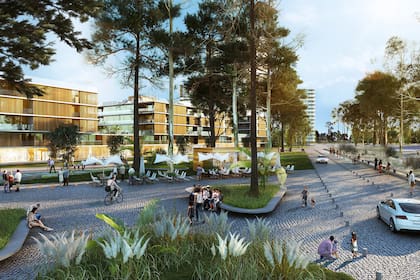 Una imagen de render del proyecto