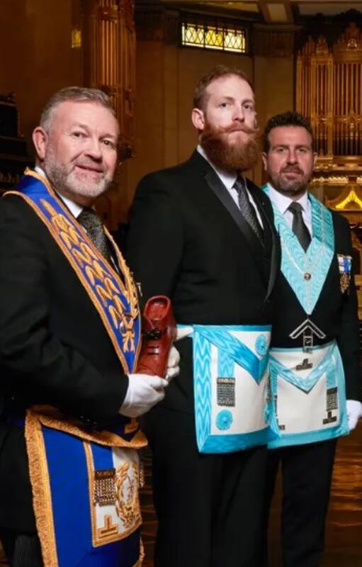Una imagen del documental Inside the Freemasons, de 2017, que exploraba el mundo de la masonería