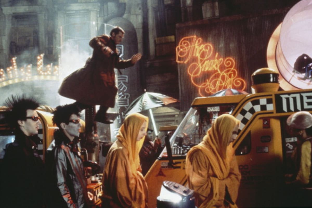Una imagen del film distópico Blade Runner, de Ridley Scott