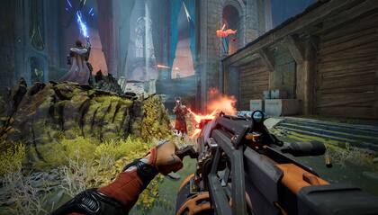 Una imagen del juego Highguard, disponible para PC en Steam, PS5 y Xbox