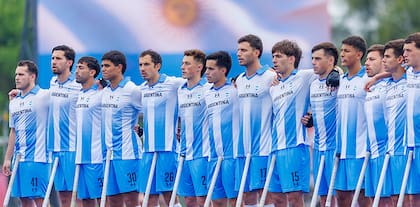 Una imagen del plantel de los Leones que se consagró en los Juegos Suramericanos