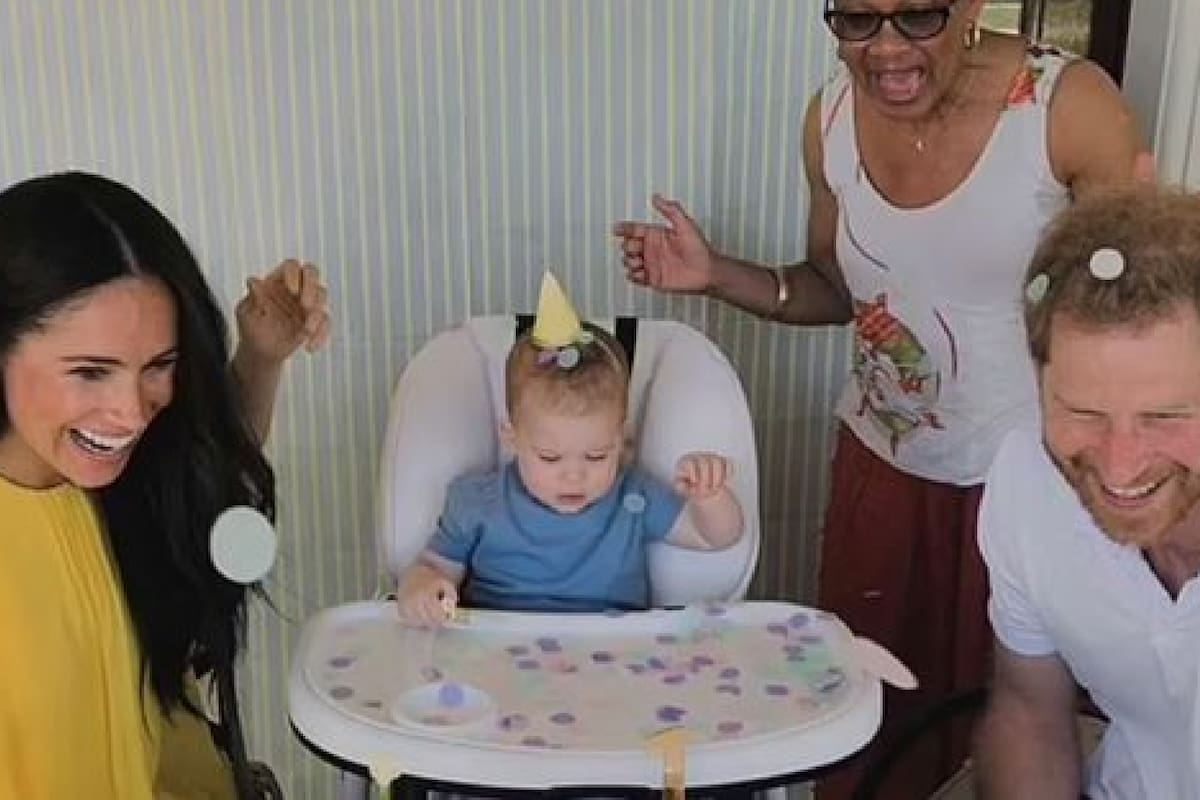 Una imagen del primer cumpleaños de Archie, que aparece en el documental de Netflix sobre Harry y Meghan