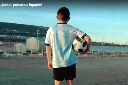 Una imagen del video institucional presentado por la AFA para la prevención del coronavirus