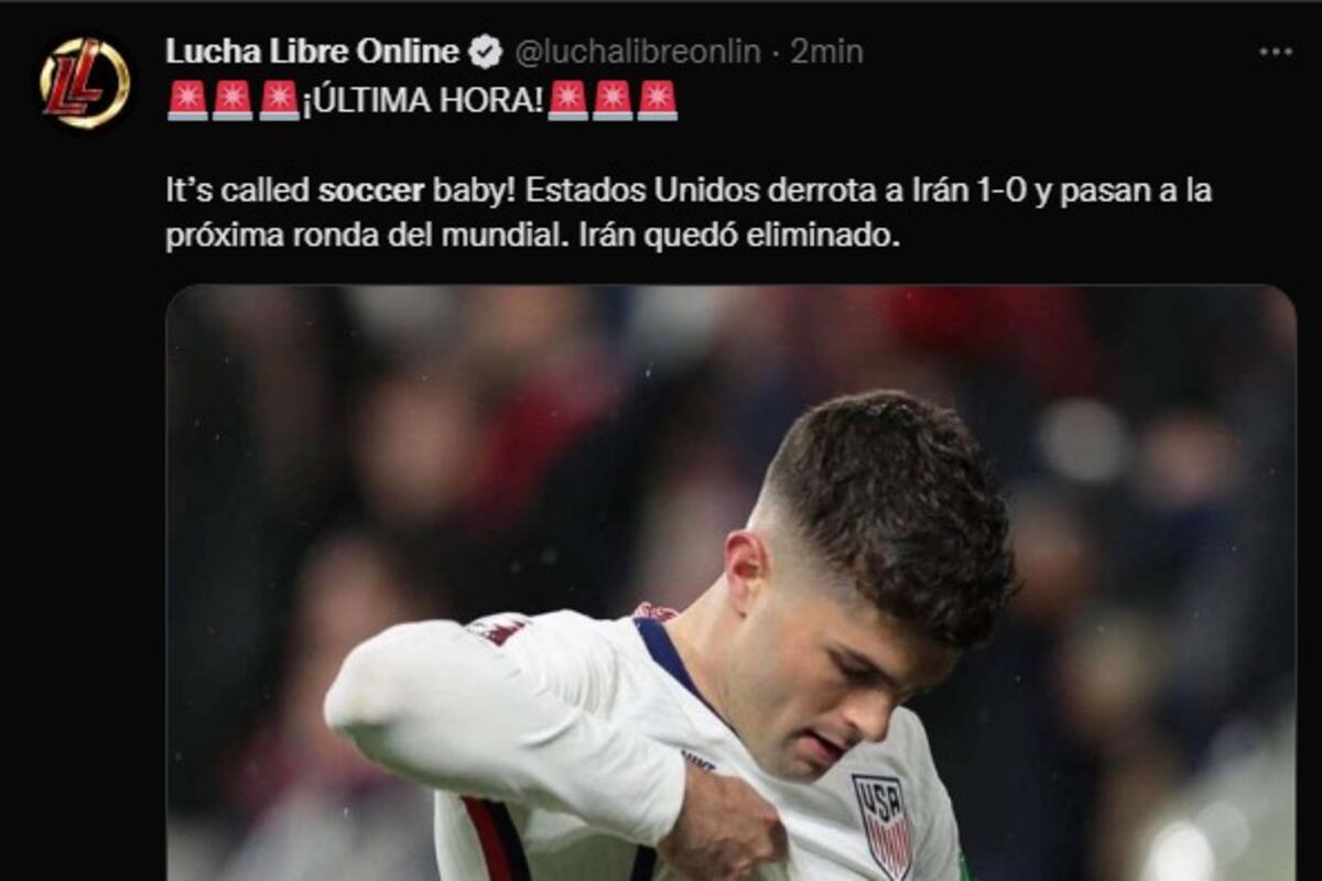 Una imagen editada de la estrella de Estados Unidos, Christian Pulisic, se volvió fuente de reacciones en Twitter