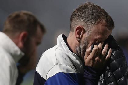 Una imagen elocuente de los incidentes en el encuentro entre Gimnasia y Boca, en La Plata
