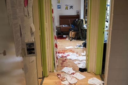 Una imagen fuerte: la redacción de Charlie Hebdo, tras la masacre