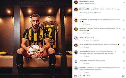 Una imagen generada por IA que compartió Peñarol en redes sociales