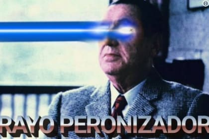 Una imagen intervenida de Perón es protagonista de un meme que se viralizó en las redes sociales