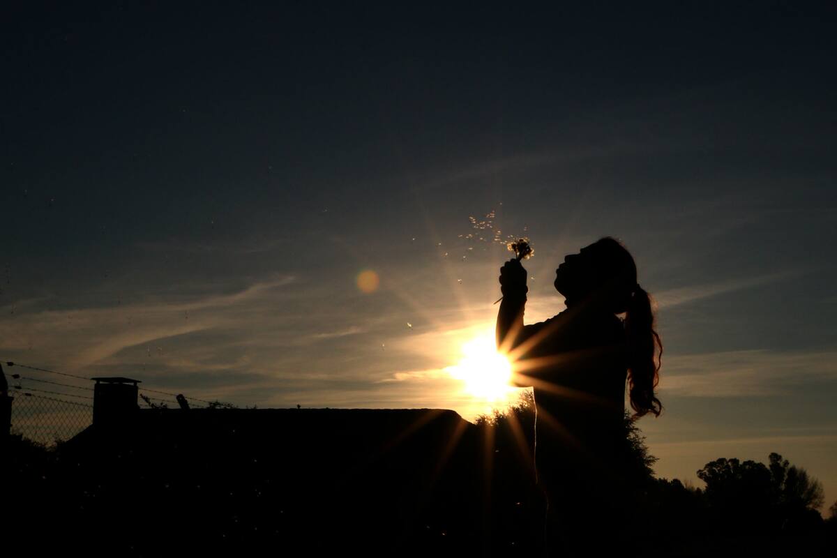 Una imagen poética registrada por Mateo, de 13 años, del taller de fotografía en pueblos rurales Ojos de Campo