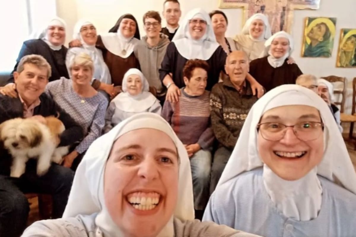Una imagen publicada por las hermanas clarisas en sus redes sociales