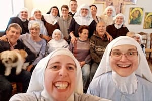 Una imagen publicada por las hermanas clarisas en sus redes sociales