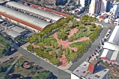 Una imagen que muestra cómo quedaría la plaza Clemente con las intervenciones que comenzarán en febrero