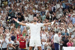 A los 39 años, Djokovic también persigue un sueño: más de cinco horas para seguir en Wimbledon (y se viene Sinner)