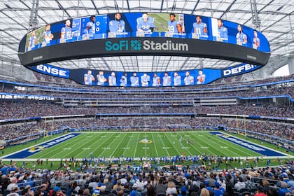 Una impactante vista del SoFi Stadium, en Los Angeles, uno de los escenarios elegidos para el próximo Mundial
