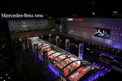 Una impresionante vista del Verti Music Hall, escenario de la premiación