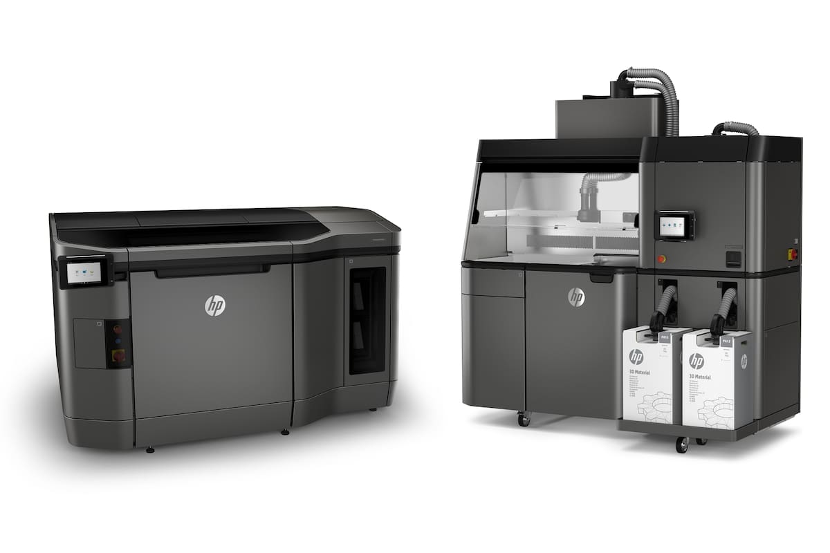 Una impresora 3D industrial HP Jet Fusion 4200