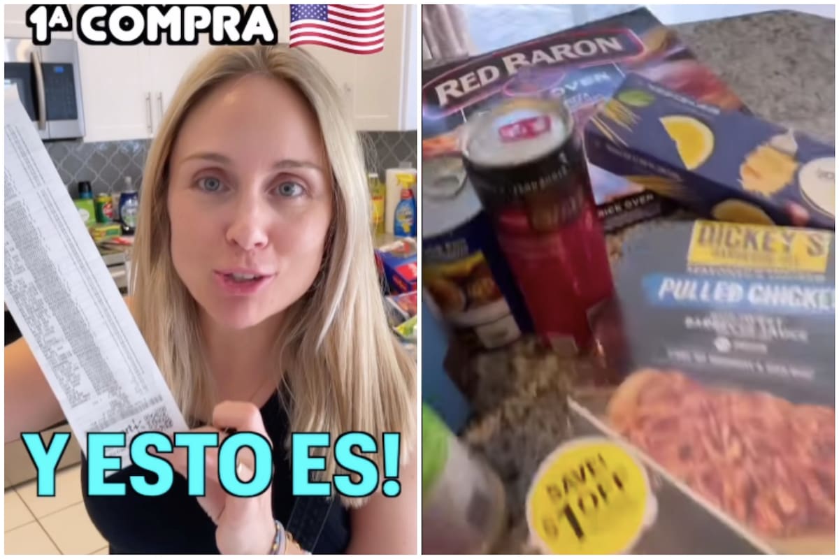 Una influencer española quedó sorprendida con la cantidad que gastó en sus primeras compras en Estados Unidos